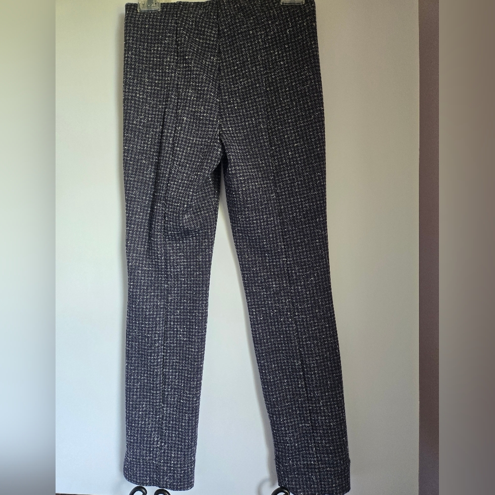 Madeline Women's Navy blue and White Patterned Pants